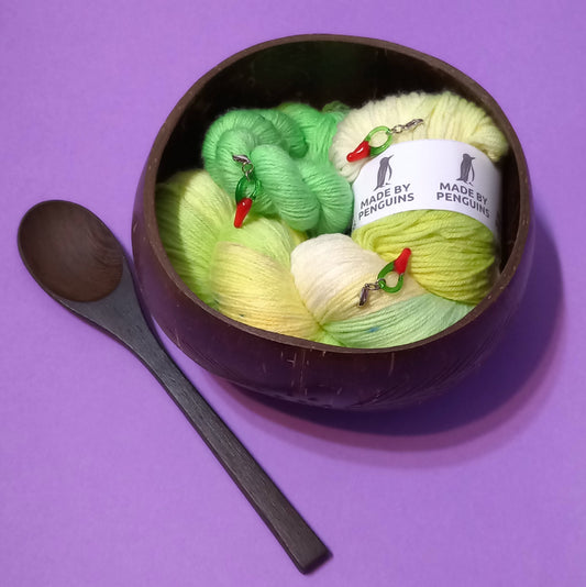 Yarn Bowl Gift Set - Thai Green Curry