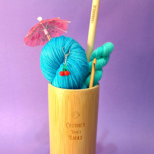 Crochet gift set - "Blue Lagoon" yarn cocktail