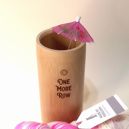 Yarn lover's eco friendly bamboo cup