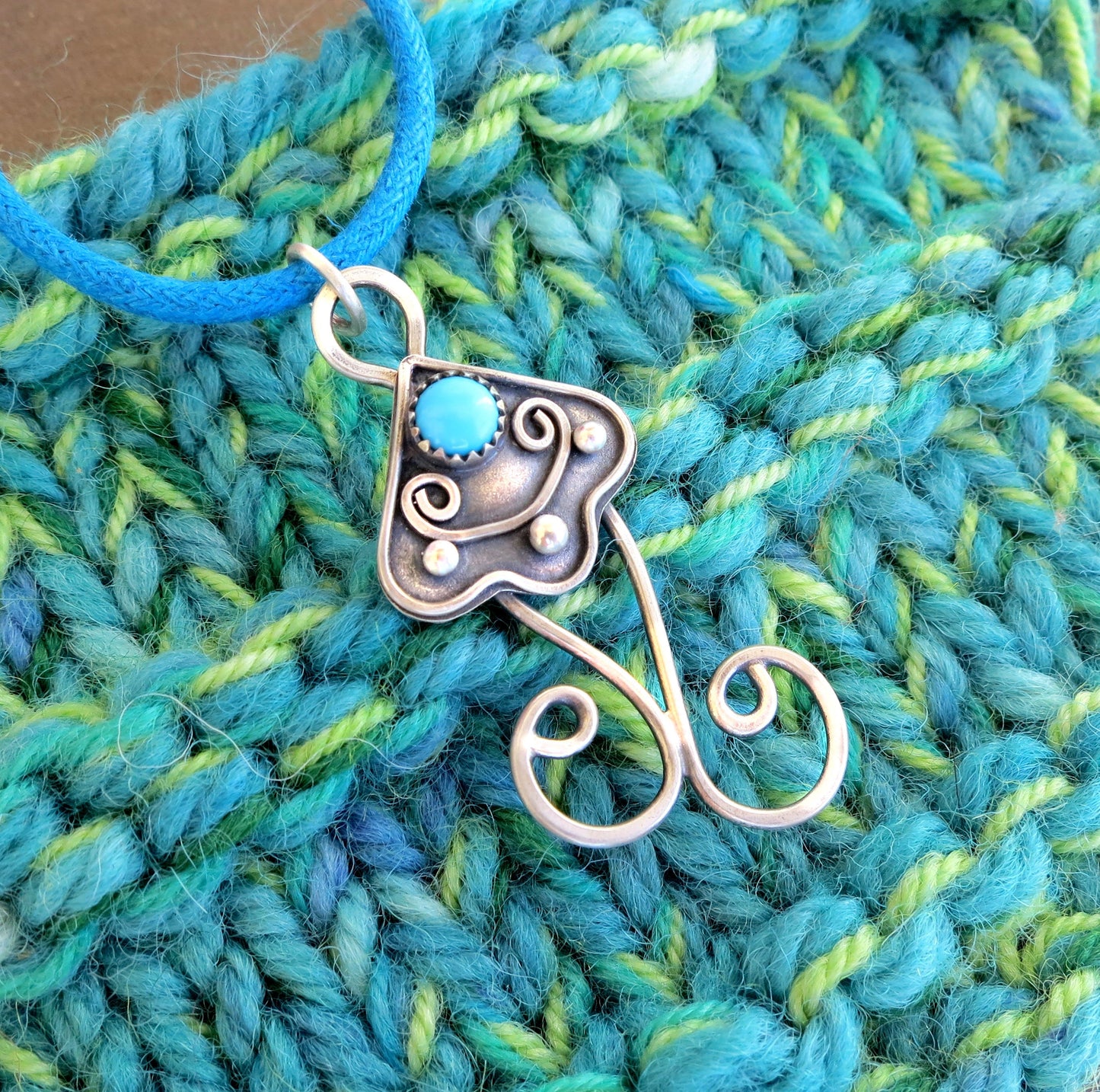 Portugiesische Strickkette - Qualle