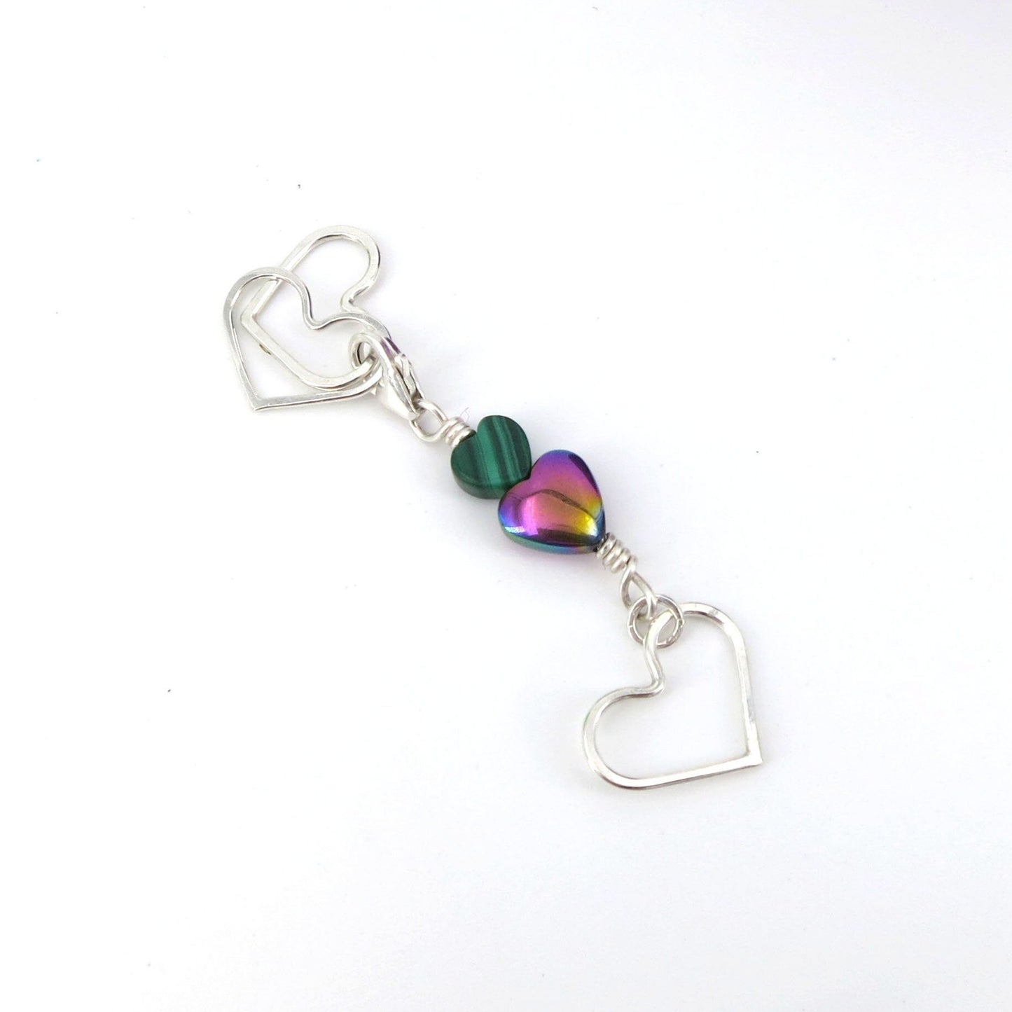 Marcadores de malha de tricô Love Hearts