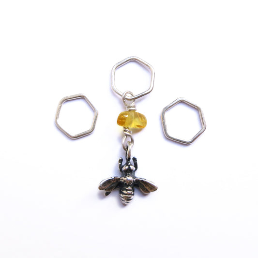Busy Bee Knitting Stitch Markers