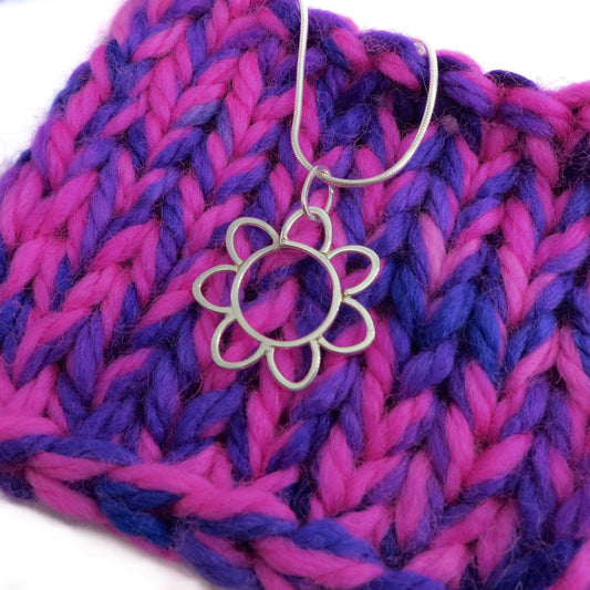 Portuguese Knitting Necklace - Daisy