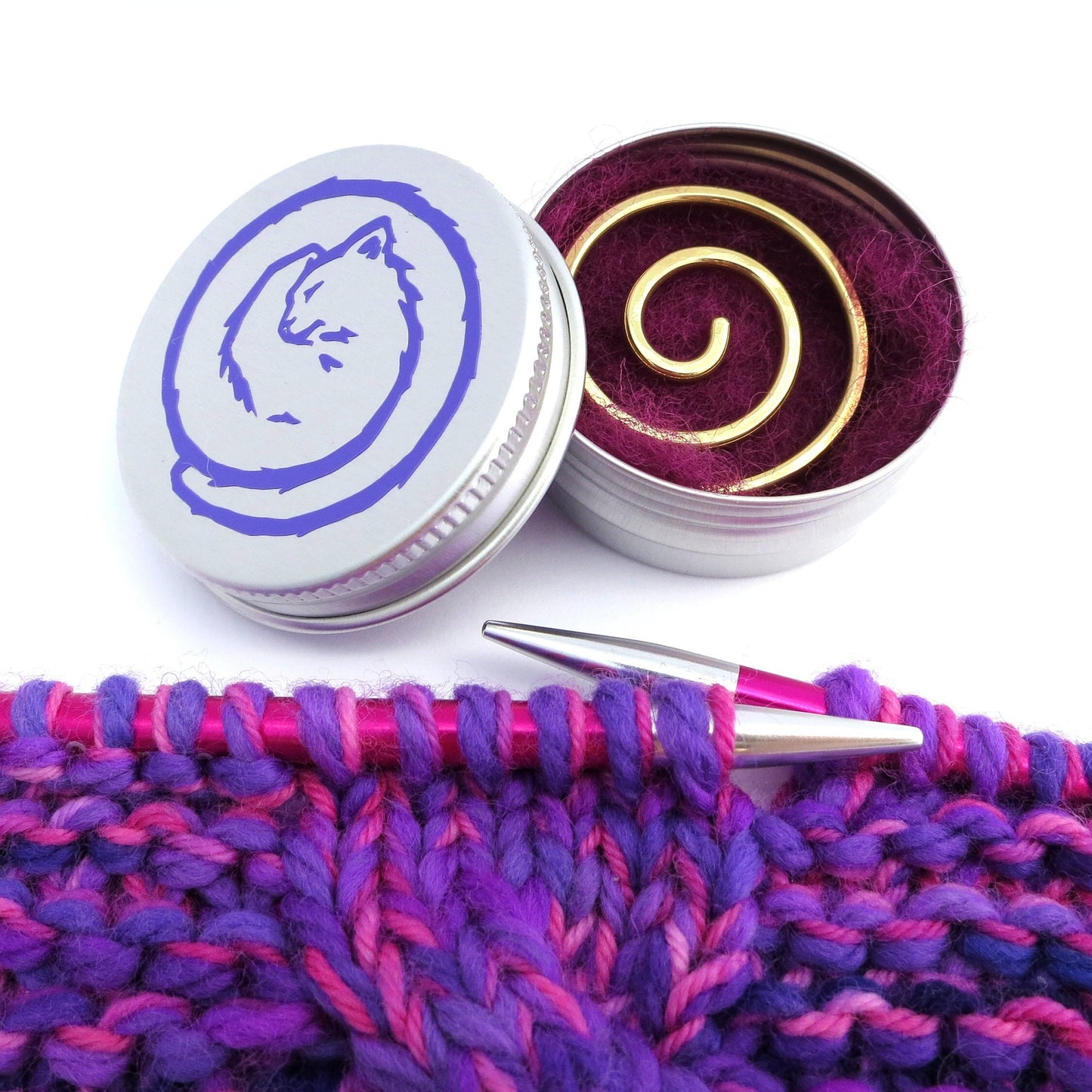 Mässing Spiral Fläta Nålar / Sjalnål