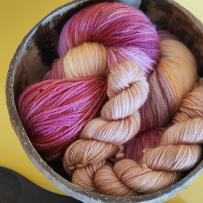 Yarn Bowl Knitting Gift Set - Chocolate Pudding