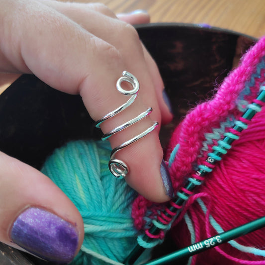 Simple Knitting Thimble / Yarn Ring