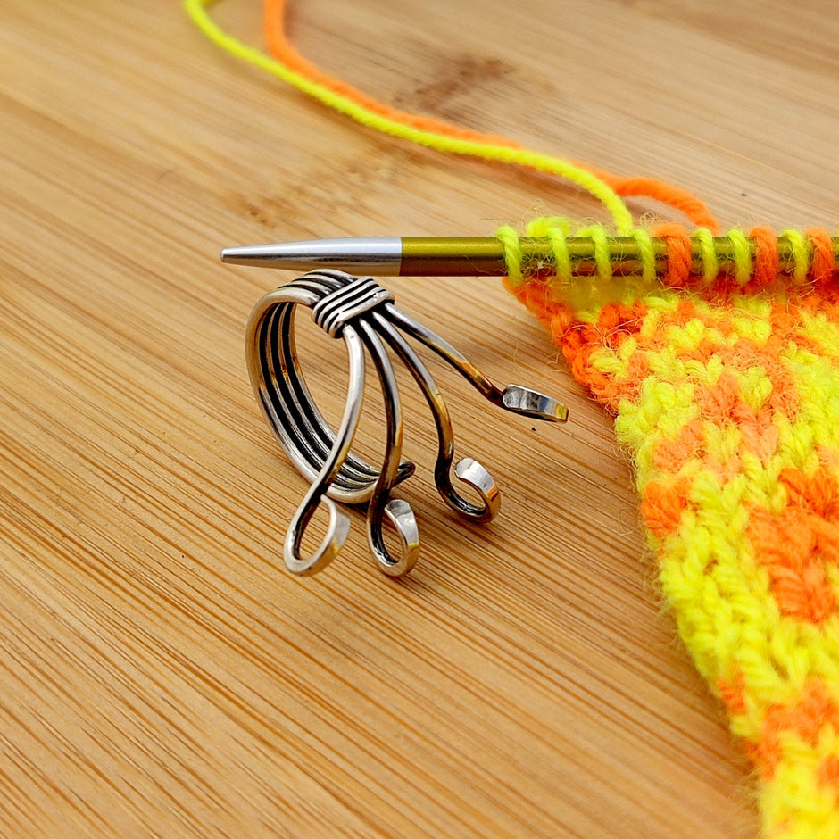 Yarn rings for knitting and crochet | Fizzy Stitches