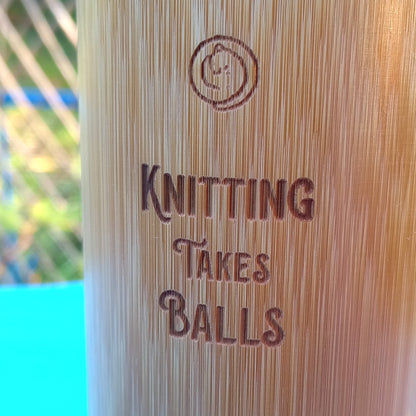 Knitters eco friendly bamboo cup