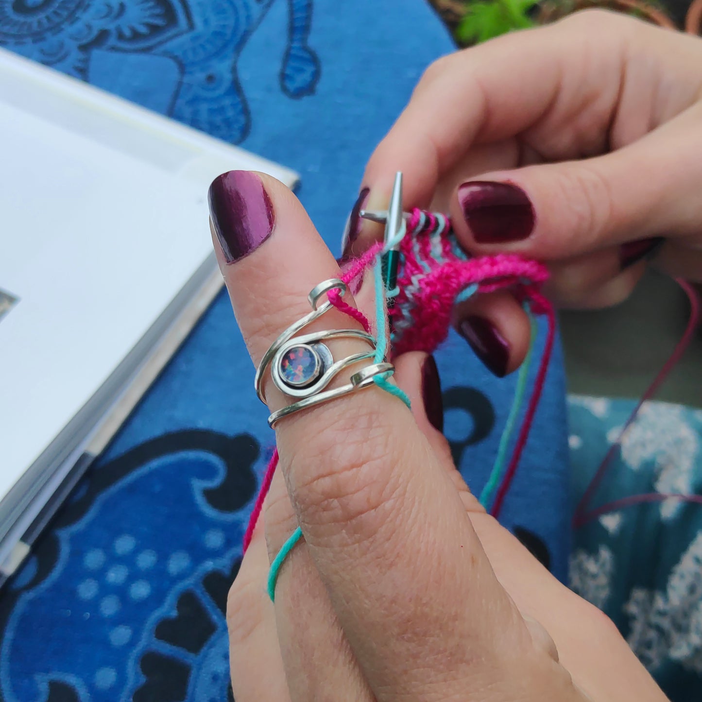 Opal Yarn Ring