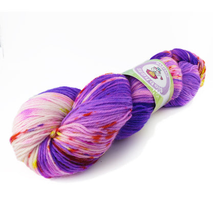 Hand Dyed Sock Yarn "Scattered Sunrise" - 4 Ply / Fingering Weight
