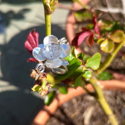 Garen Ring in Silver - "Flower Power"